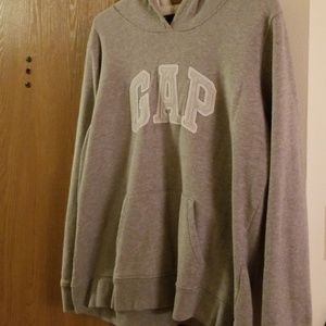 GAP Gray Hoodie with White Logo